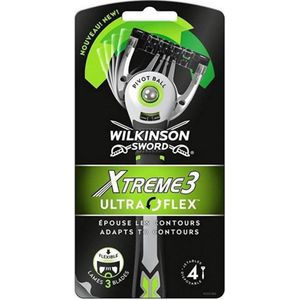 Wilkinson Sword - Xtreme3 Ultraflex Wegwerpscheermesjes - 4 Stuks