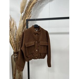 Bomberjack Teddy - Donkerbruin - One size