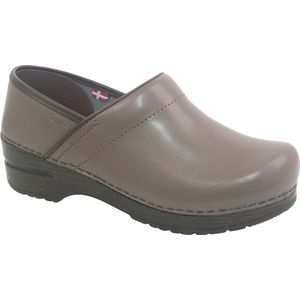 Sanita Damen Clog geschlossen Original-Prof. Izabella Taupe-36