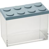 Omada - Brickstore - Voorraadpot - Stapelbaar - Modulair - 2 liter - Grijs