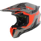 Airoh - Twist 3.0 - Crosshelm - Zwart Grijs Oranje