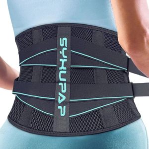 Rugsteunriem met Afneembaar Lendenkussen - Comfortabele Ondersteuning voor Heren en Dames - Ademend en Lichtgewicht