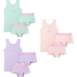 Funderwear - kleuter/kinder/tiener - Ondergoed sets - meisjes - Paarden - 3 sets - maat 140/146 (valt klein!)