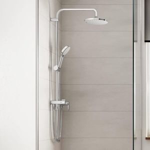 Waterbesparende doucheset - regendouche 205 mm, EcoSmart - chroom regendouche zonder kraan