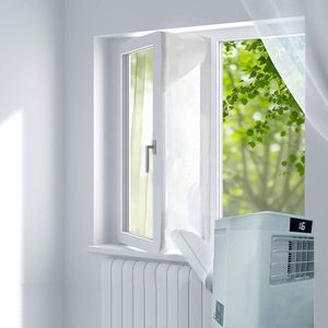 Airco Raamafdichtingskit 300Cm - Airco slang 150Cm - Afvoerslang Mobiele Airco - Mobiele airco raamafdichtingskit - Raam en Deur - Universeel - Eenvoudig te monteren