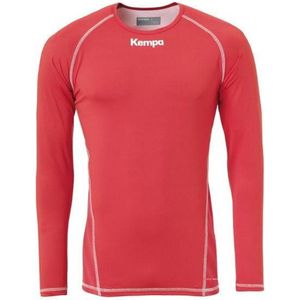 Kempa Attitude Thermo Shirt Lange Mouw Kind Rood Maat 128