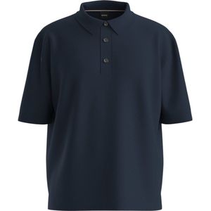 Boss Heren Polo Blauw 50537661/404 C-Jervasoni 10270158 01
