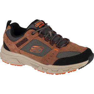 Skechers Oak Canyon 51893-BRBK, Mannen, Bruin, Sneakers,Schoenen, maat: 46