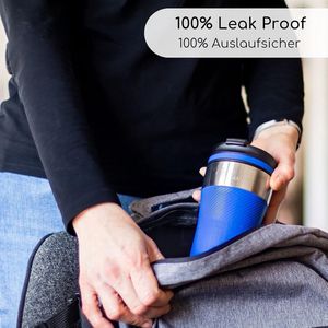 lekvrij - isoleerbeker, koffiebeker to go, drinkbeker van roestvrij staal - autobeker dubbelwandige isolatie – reismokken - 210ml