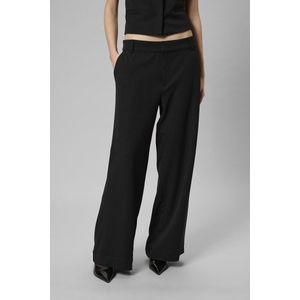 My Essential Wardrobe - Reece Wide Pant - Zwart - Broek