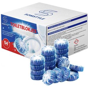 Somstyle Toiletblokjes Inbouwreservoir – 54 Stuks WC Blokjes – Blauw