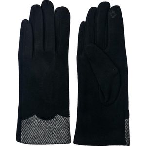 Juleeze Handschoenen Winter 8x24 cm Zwart 100% Polyester Handschoenen Dames