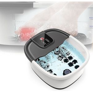 DailySupplies® Voetenbad - Voetband - Voetmassage Apparaat - Wit met Grijs