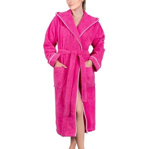 Badjas Dames 100% Katoen met Capuchon - 360g/m2 - Luxe en Comfortabel - Diverse Maten