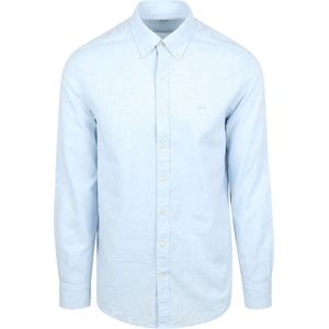 McGregor Overhemd Linnen Blend Lichtblauw - Maat XXL - Heren