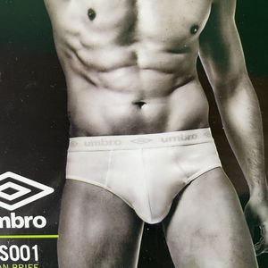 2 x Pack Umbro Heren basic slip, ondergoed, wit, maat XL