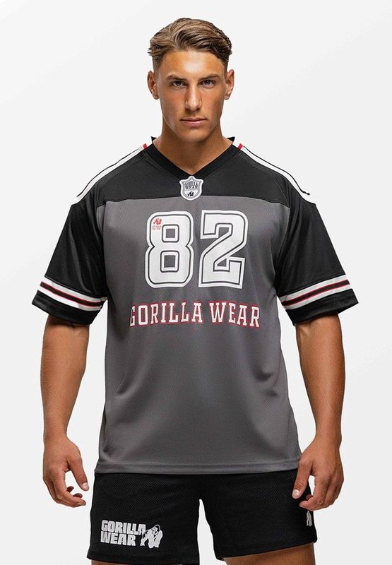Gorilla Wear - Tyler Football Jersey - Zwart/Wit