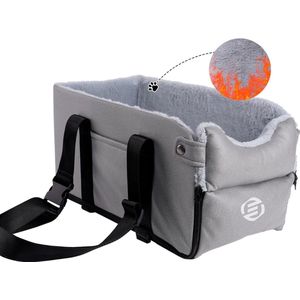 Equivera Hondenmand Auto - Autostoel Hond - Automand Hond - Hondenstoel Auto - Hondenmand Auto Achterbak - Hondenkussen Auto - Honden Mand Auto