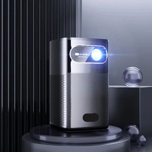 Draagbare Projector – Mini Projector – Beamer – Portable Beamer – Full HD Projector – 1080P Resolutie – 15000mAh Batterij – Draadloos Met WiFi & Bluetooth