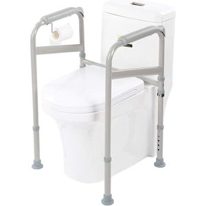 Veiligheidsrekken voor toilet - wc-opstahulp leuning - gehandicapten houder - badkamer ondersteuning .