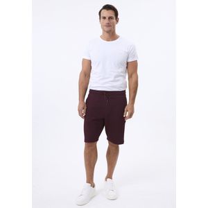 Felix Hardy Jogger Short - Sweatshort - Korte Broek - Sport Broek - Bermuda Katoen Heren Bordeaux - Xl