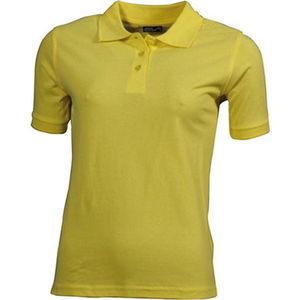 James and Nicholson Vrouwen/dames Klassieke Polo (Geel)