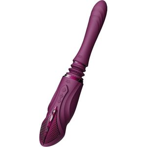 Zalo - Sesh - Verwarmende Stotende Vibrator met Afstandsbediening - Amethyst Paars