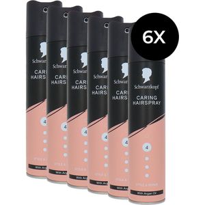 Schwarzkopf Caring Hairspray - 6 x 250 ml