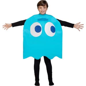 FUNIDELIA Inky ghost kostuum Pac-Man - 4-10 jaar (110-122 cm)