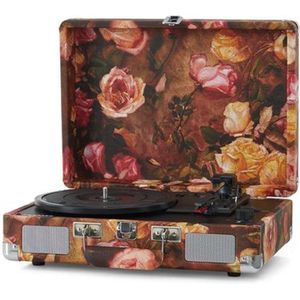 Crosley Cruiser Deluxe Platenspeler – 33 / 45 / 78 RPM – Met Bluetooth – Floral Dark