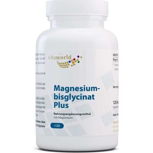 Vitaworld magnesium bisglycinate (bisglycinaat) plus 120 capsules