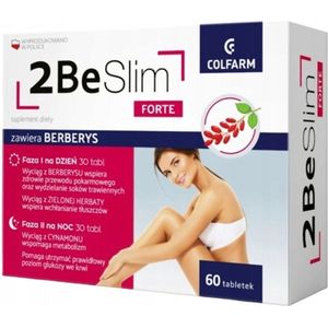 Colfarm 2 Be Slim Forte – Afslanksupplement – Metabolisme Ondersteuning – Dag & Nacht Formule – 60 Tabletten