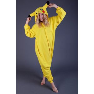 KIMU - Hamsterpak - Geel - Onesie - Kostuum