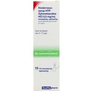 Healthypharm Kinder Neusspray XylometazolineHCL 0,5mg/ml - 3 x 10 ml