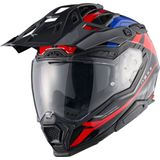 Nexx - X.WED3 - Integraalhelm - Rood Blauw - Glasvezel/Fiber Mix