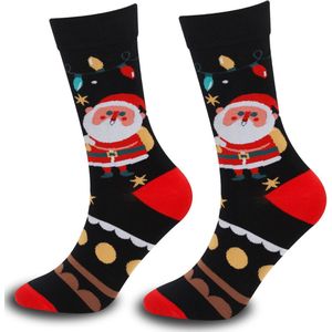 Kerstkousen - 21*7*23cm - Warme herfst- en winterkousen - Kerstkousen - Dikke warme kousen voor herfst en winter - Huis- en slaapkousen - Kousen tot halverwege de kuit - Kousen - Voeg kerstsfeer toe - Kerstcadeaukousen