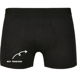 Met pensioen boxershort 5XL - Rustaagh - Boxershort Heren - Boxershorts - Boxershort Jongens - Grappige Boxershorts - Ondergoed Heren - Onderbroeken Heren - Cadeau - Grappig Cadeau