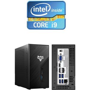 BitBull i9 14900K 24-Core Mini PC Computer|32GB RAM 1TB SSD M.2|Intel Core i9@6Ghz Turbo!|WIFI 6/Bluetooth 5.2|Ondersteuning voor 3 Schermen|Met Windows 11 Professional