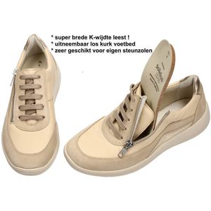 Solidus -Dames - beige - sneakers - maat 36