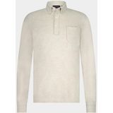 Scotland Blue - Smith Polo Ls Pique - Grijs - Lange Mouw