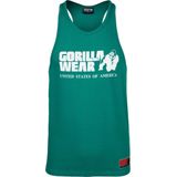 Gorilla Wear Classic Tank Top - Groen/Blauw - S