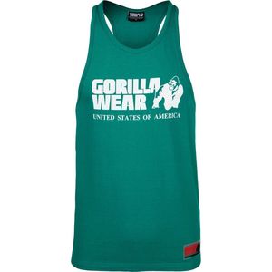 Gorilla Wear Classic Tank Top - Groen/Blauw - S