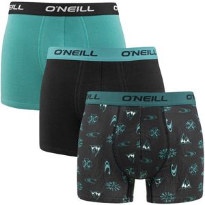 O'Neill heren 3P boxers frozen water zwart & groen