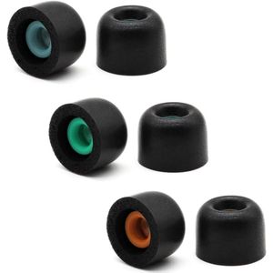 Allecto plus - Memory Foam Tips voor oordopjes - Antislip - Vervangende oordopjes - WF-1000XM4 WF-1000XM5 - S/M/L - Set van 3 pairs