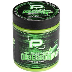 proton green obsession tattoo ointment Vegan Tattoo Verzorging | Tatoeage Nazorg Zalf | Bescherming Nieuwe Tattoo | Balsem | Crème | Verzorgingsspray | Tatoeage Boter | Verdoving | Verdovend | PMU 250 ml