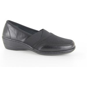 Q Fit Shoes 6009.10 BLACK dames instappers gekleed maat 39 zwart