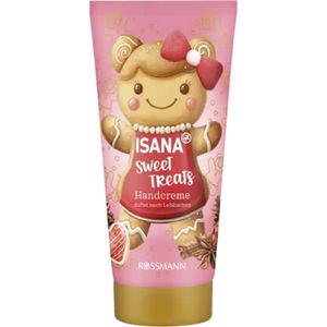 Winter Handcrème Sweet Treats - Isana | 75 ml - Verzorgende Handcrème met Sheabutter - Handcrème met Wintergeur Peperkoek | Limited Edition 2025