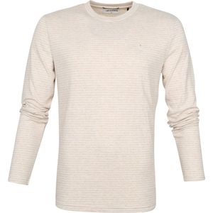 No Excess - Longsleeve T-shirt Beige - Heren - Maat XXL - Modern-fit