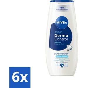 NIVEA – Showergel – Derma Control Defend – 250 ml - Voordeelverpakking - 6 stuks