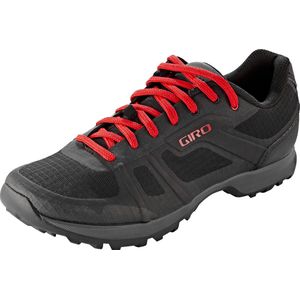 Giro Gauge Schoenen Heren, zwart/rood Schoenmaat EU 39